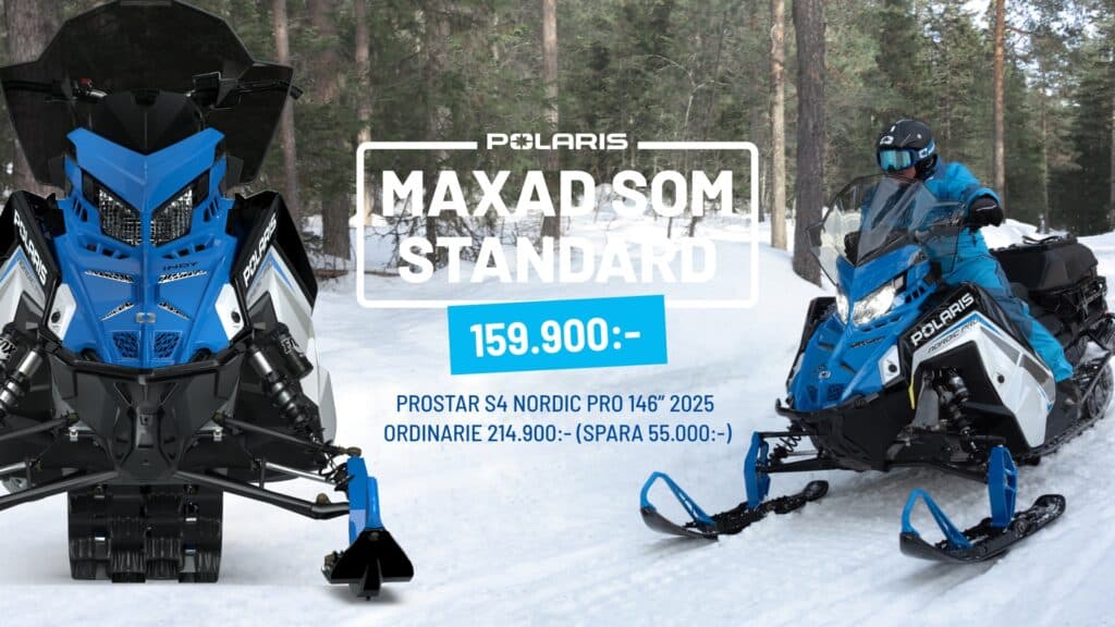 Polaris - maxad som standard 159.900 kr